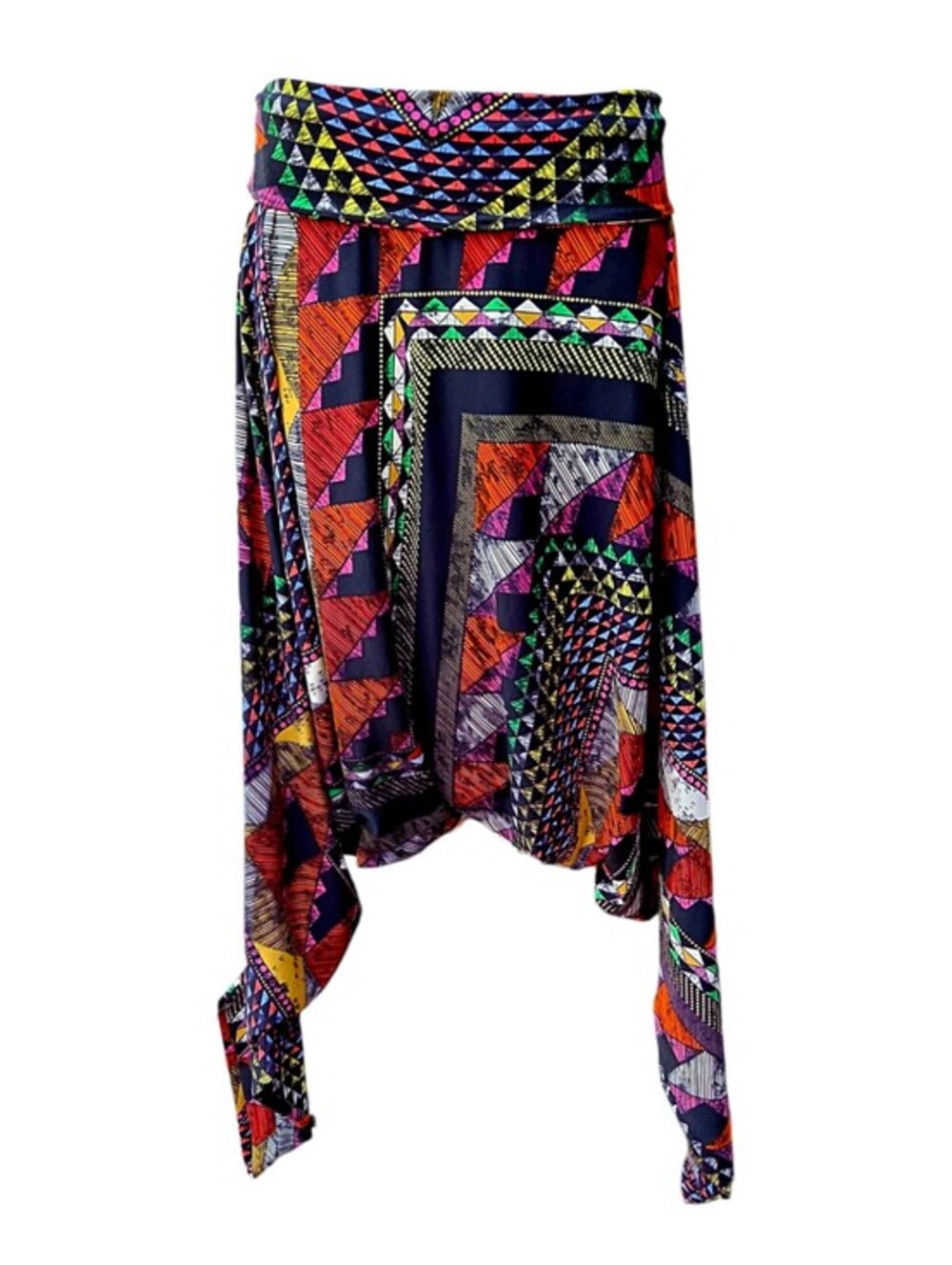 New Aerial Clothing SRQ Handmade Harem Pants Geometric Festival OSFM